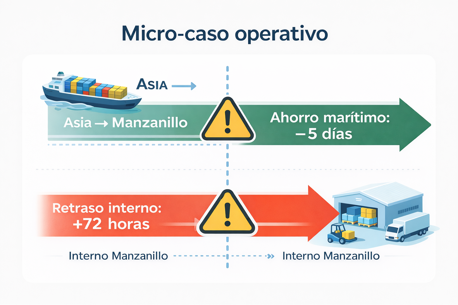 Micro caso operativo en Manzanillo